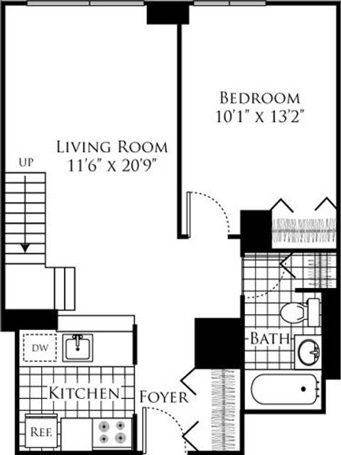 Floor plan of Unit