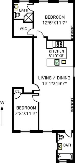 Floor plan of Unit