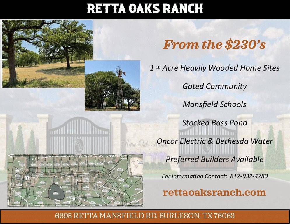 6608 Retta Oaks Drive, Burleson, TX - For Sale - $240,000 - The Agency